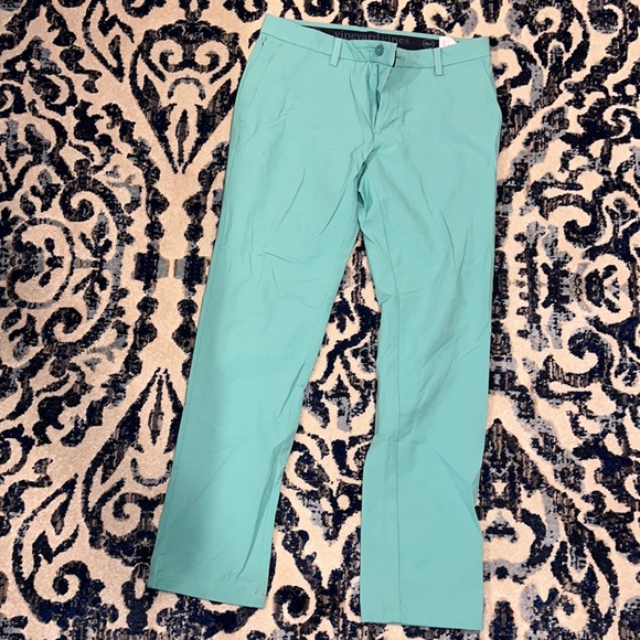 Short Chino Vineyard Vines On The Go Homme – Taille 34, Entrejambe 9 Pouces, Kaki Stretch Ivoire